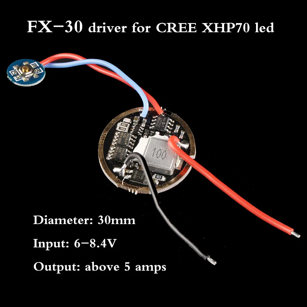 Флэш драйвер для светодиодов CREE XHP70|driver mr16|driver led displaydriver wireless optical mouse |