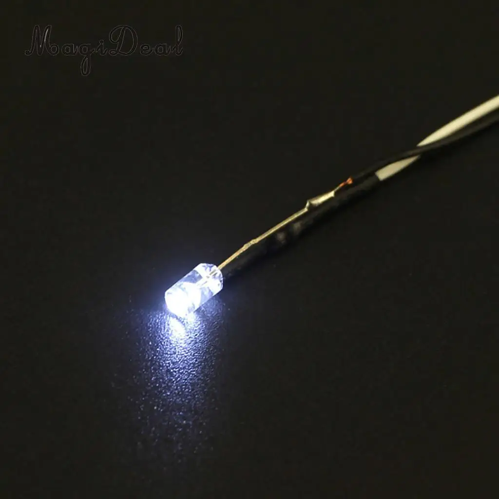MagiDeal 5Pcs LED Light Cool Lighting Wire Cable for Sand Table Train Railroad Diorama Architecture Park Garden Lamp DIY Accs