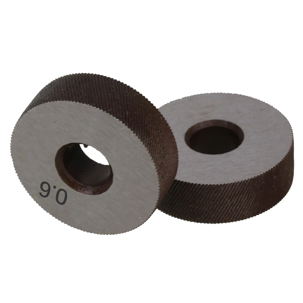 1 Pair 0.6mm Gear Hob Wheel Knurled Wheel Knife Textured Knurled Lathe Embossing wheel Machine Tools Accessories