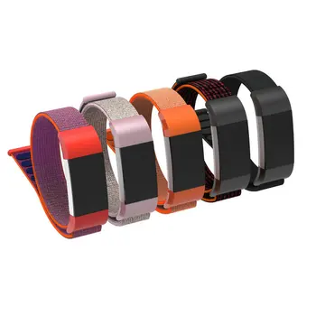 

Replacement Nylon Strap for Fitbit Charge2 Smart Wrist Watch Color Woven Canvas Bands for FitBit Charge 2 Wristband