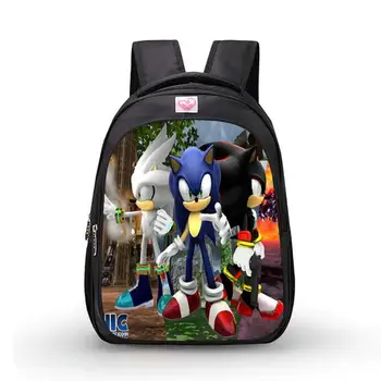 

Cartoon Sonic Printing Children School Bags Orthopedic Backpack Kids School Boys Girls Mochila Infantil Catoon Bags Gift