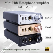 SMSL sAp II hifi усилитель для наушников аудио TPA6120A2 портативный усилитель для наушников стерео усилитель для наушников с 2 способами переключения входов