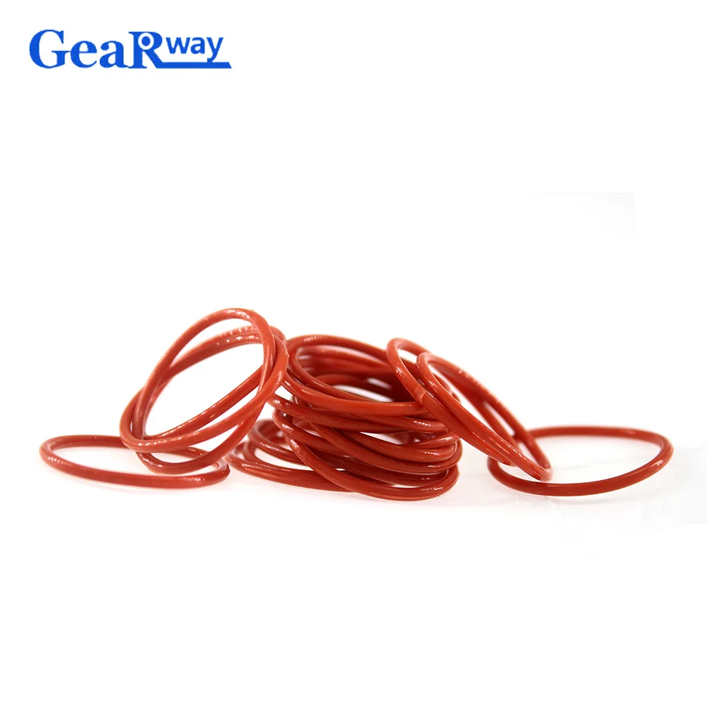 Gearway красные силиконовые уплотнительные кольца 2 мм толщина уплотнительное