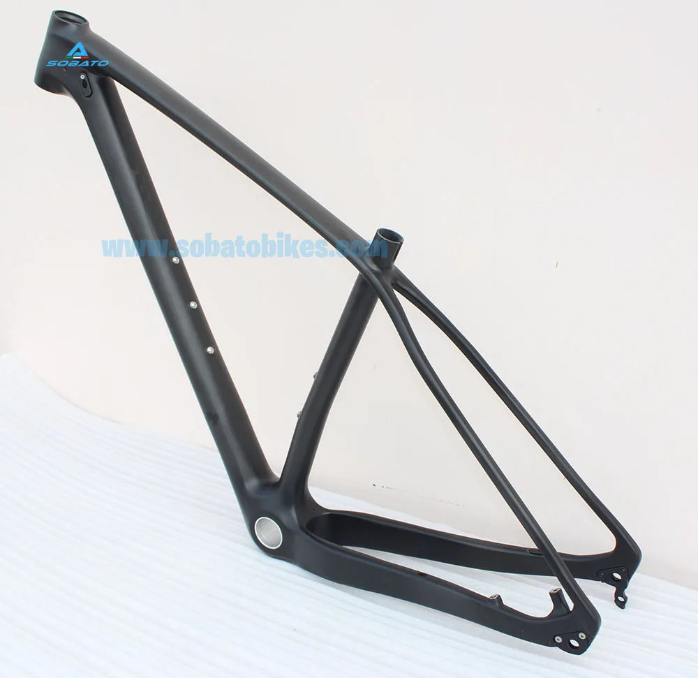 Flash Deal On stock Sobato Carbon Frame 29er MTB mountain frame Headset Seat Clamp BB92 15.5/17/18.5/20" UD Matt 8