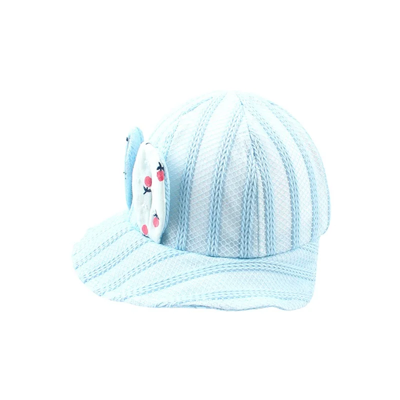 Bunny Ears Mesh Baby Hat For Girls Panama Summer Baby Bucket Hat Breathable Beach Sun Cap Girl Panama 3-12M Baby Girl Clothing  (9)