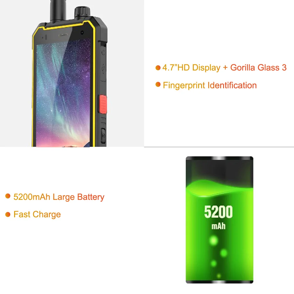Nomu T18 IP68 водонепроницаемый ударопрочный мобильный телефон Walkie Talkie MTK6737T