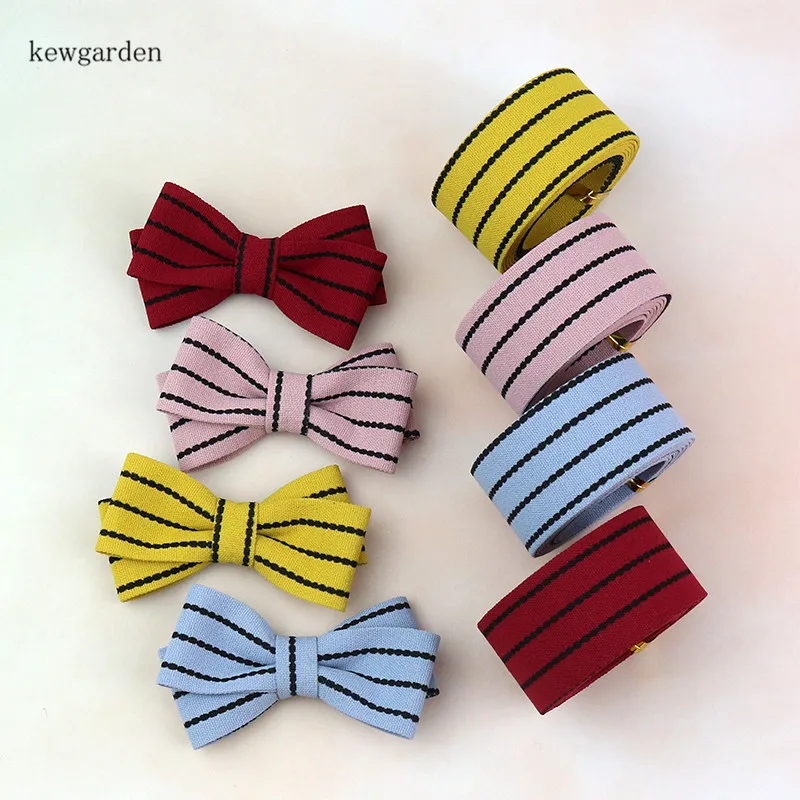 Kewgarden 38 25 10 мм 1 5 &quot1&quot полоса ткани многослойные тканевые ленты DIY серьги Заколка