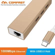 USB 3,0 gigabit Ethernet для Windows 10/Mac book/Linux USB 3,0 концентратор для RJ45 USB Lan адаптер сетевая карта 100/1000 м RJ45 порт