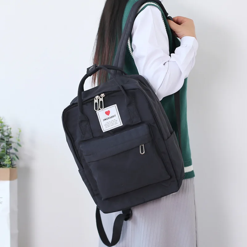 Модный спортивный рюкзак мужской/женский фитнес классический брендовый дизайнерский дорожный рюкзак для девочки-подростка школьный ранец - Цвет: Black