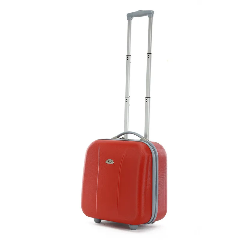 

ABS Small trolleycase,Flight attendant trolley case,Business computer luggage,Wedding small suitcase,16"Portable boarding BOX
