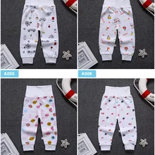 Loozykit/Детские хлопковые брюки с принтом детские спортивные штаны для мальчиков и девочек, штаны-шаровары для малышей Детская Одежда для новорожденных девочек и мальчиков