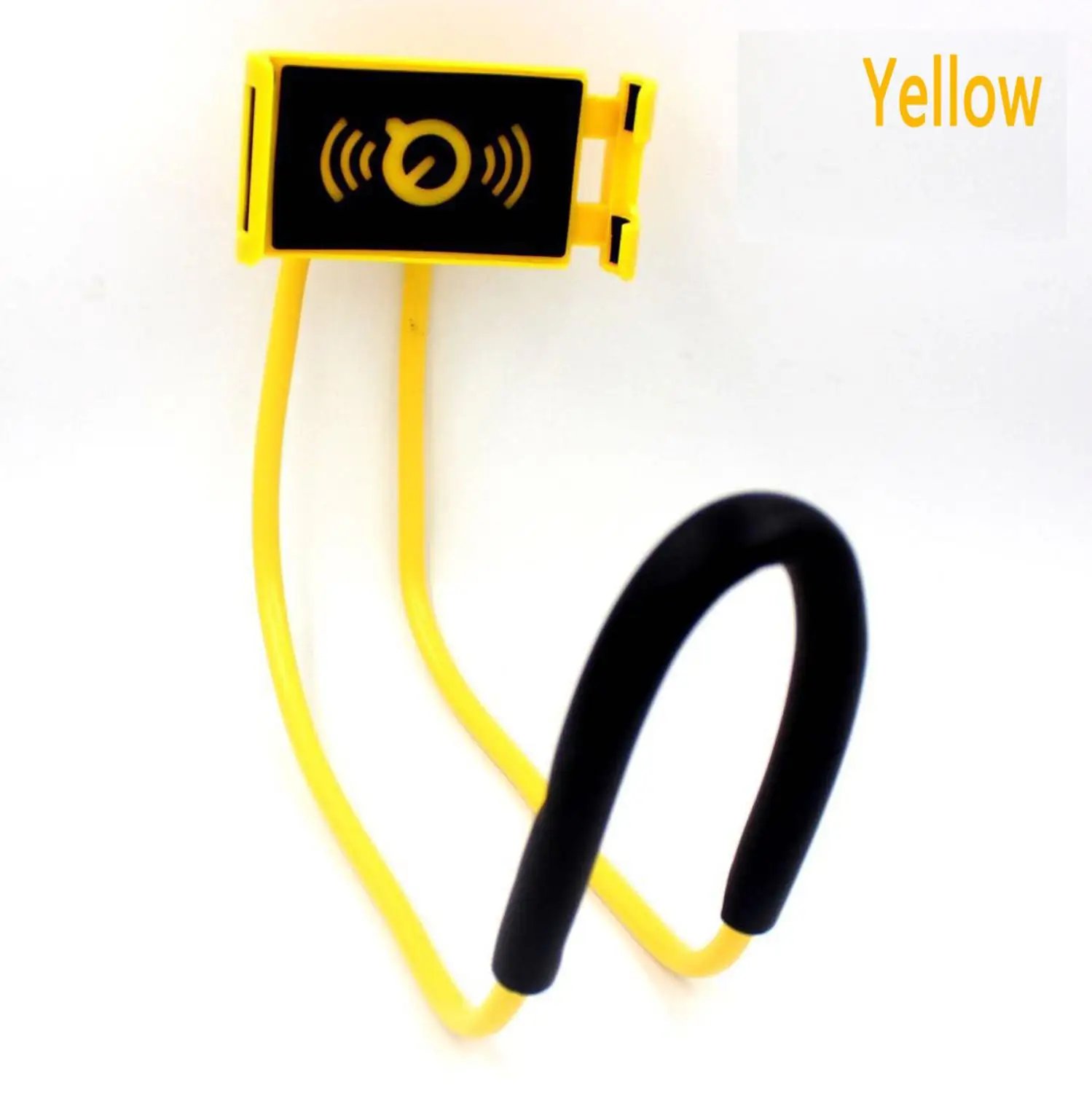 Ленивый кронштейн Универсальный 360 градусов вращения Гибкая телефон Selfie планшет держатель змея-как шея кровать крепление противоскольжения подставка - Цвет: Цвет: желтый