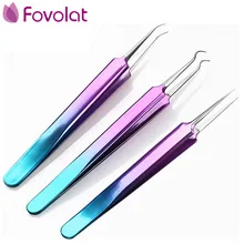 1 шт. клипсы для акне из нержавеющей стали игольчатые пинцеты для удаления угрей инструменты для удаления пятен прыщей уход за кожей лица Очиститель пор