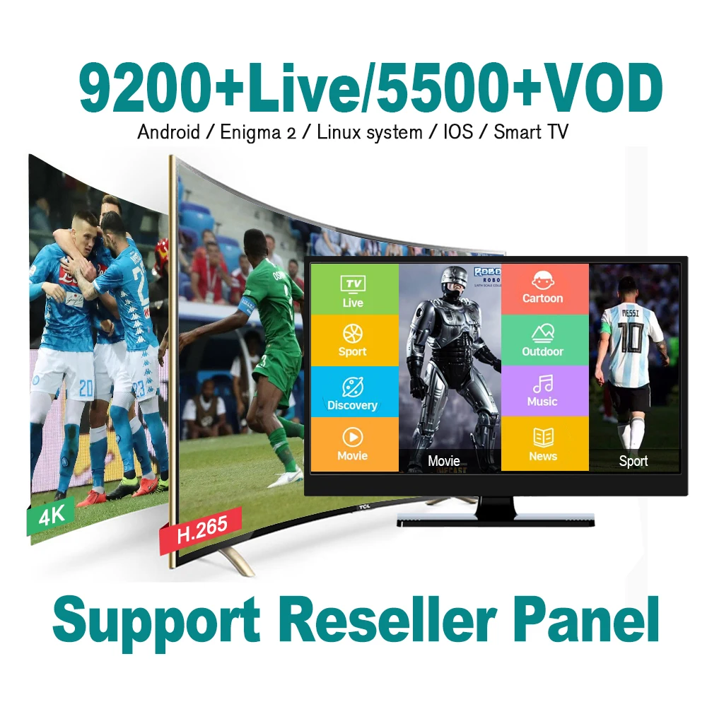 

United Kingdom IPTV M3u For Smart Androd tv box 9200+Live/5500+VOD/BRITAIN IPTV Zone Mag m3u Enigmas2 1080P Replay 4K Free Test