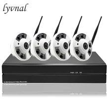 SONY 1080P рыбий глаз ip-камера 4ch wifi система p2p onvif full view камера наблюдения с 8CH 5mp 2mp NVR комплект 1 ТБ 2 ТБ hdd