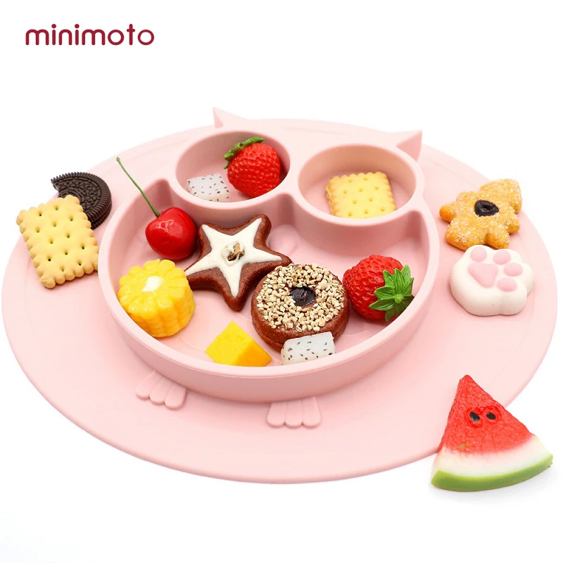 

Baby Bowl Suction Cup Silicone Solid Infant Plate Learning Dishes Tray Children Feeding Tableware Newborn Dinnerware Set Kids
