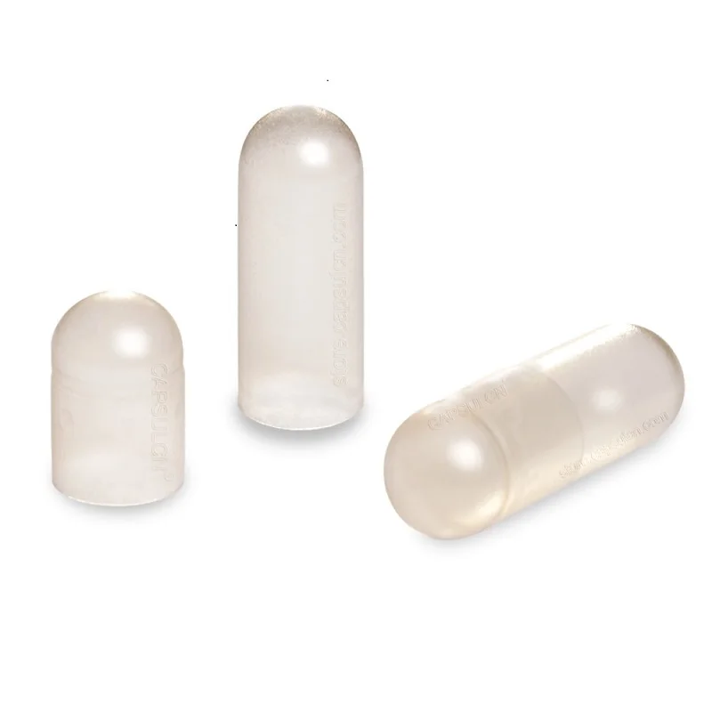 

5000 pcs /Carton Size 2 Clear empty Separated Vegetable capsules for capsule filler machines