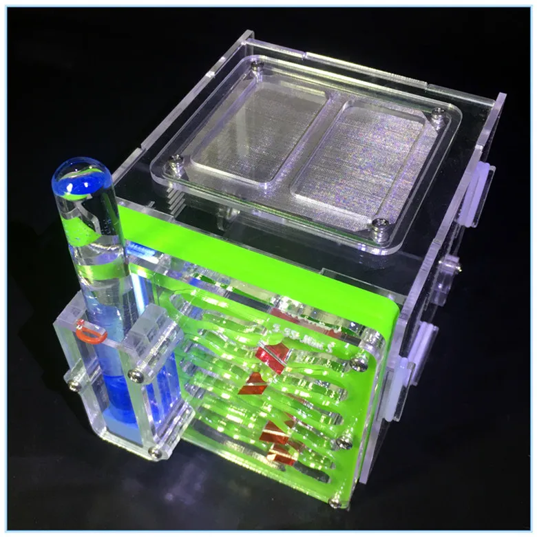 Мини Муравьиное гнездо с влажной водонапорной башней и зоны кормления акриловый муравей насекомых Вилла животное мания для дома муравей мини FS муравьи фермы 6 видов цветов