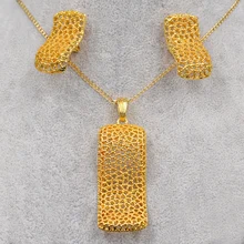 Sunny Jewelry сплав скелет выдалбливают Женские Ювелирные наборы колье серьги кулон для вечерние свадебные подарки ювелирных изделий