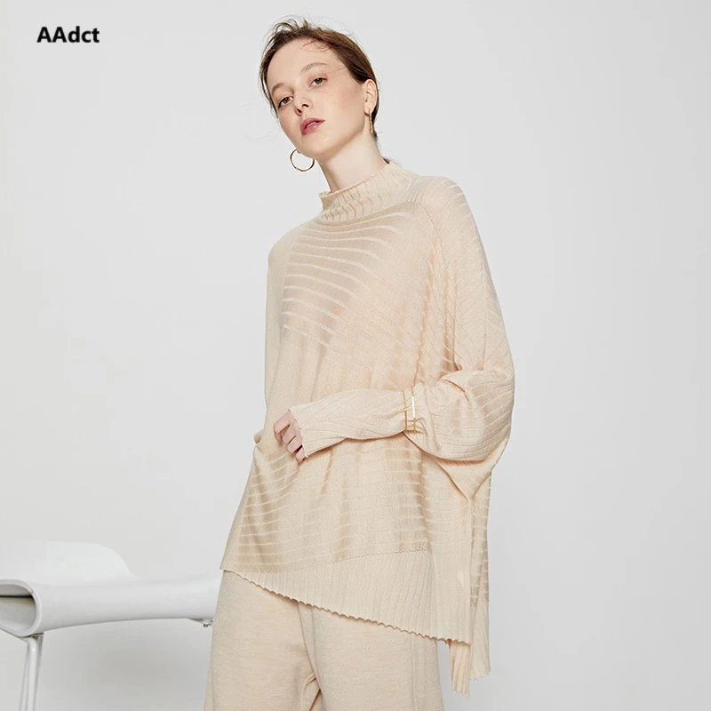 AAdct 2018 Autumn Long-sleeved loose-fitting sweater women pullover female Women jumper Sweater | Женская одежда