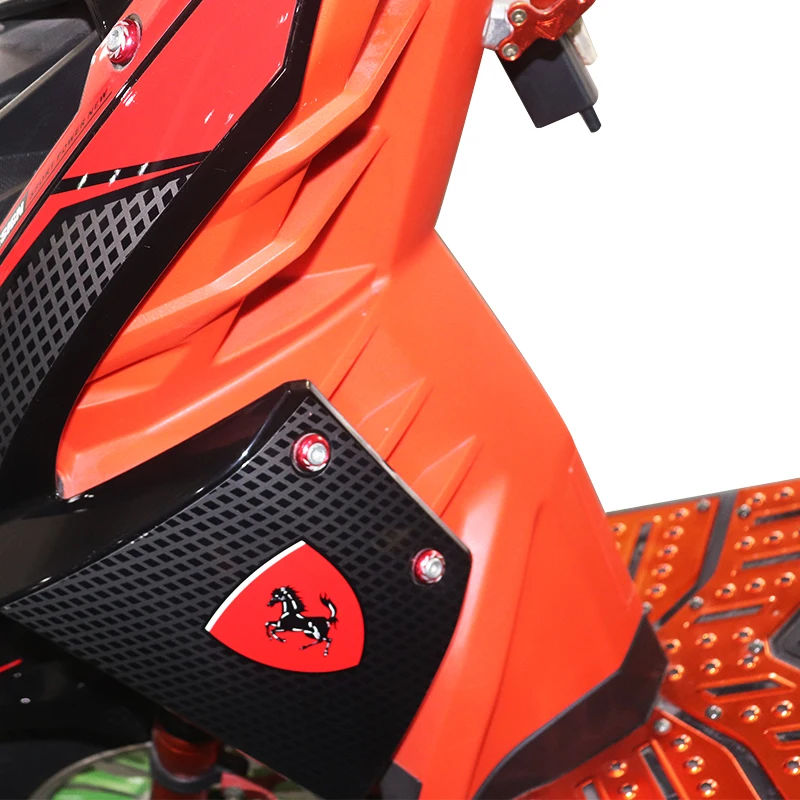 Motocicleta de scooter eléctrico con marco de aleación de aluminio de plomo de 60 V 20AH 30-50 km/h bicicleta eléctrica potente sin escobillas motor Ebi