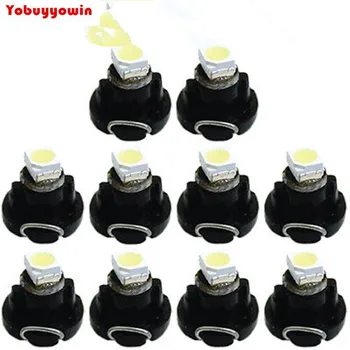 

10X T3 1210 SMD 12V LED Climate Control Lights Car Dashboard Wedge Bulbs White