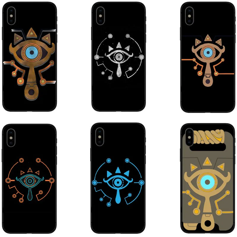 

The Legend of Zelda Sheikah Ardosia TPU caso capa de Silicone Para o iphone 8 alem de 7 Plus 6 X XR XS MAX 5 Casos de Telefone