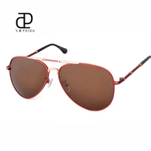 FEIDU поляризационные солнцезащитные очки для вождения, мужские зеркальные очки с покрытием, как у знаменитых солнцезащитных очков, двойное Ретро Зеркало с коробкой