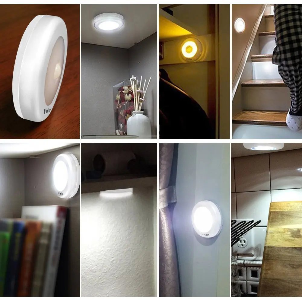 Motion Sensor Light Wirless Battery Powered Night Lights Stair Stick