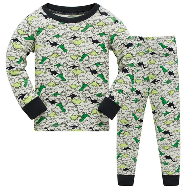 Новые детские пижамные комплекты для мальчиков и девочек, одежда для сна с героями мультфильмов Детская футболка с длинными рукавами+ штаны, одежда детская хлопковая одежда для сна, размер От 3 до 8 лет - Цвет: Y3