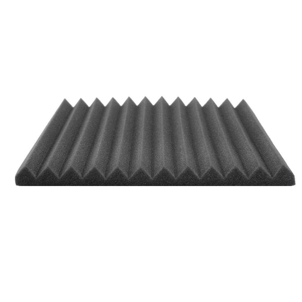 

6 Pack Recording Studio Soundproof Wedge Foam Video Room Sound Noise Insulation Sponge Wall Deadening 30 * 30 * 2.5cm