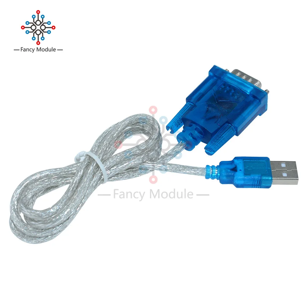 USB 2,0 к RS 232 RS232 конвертер адаптер кабель DB9 9 Pin последовательный COM Порты и разъёмы конвертер для Windows