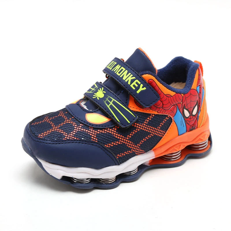 

2019 New Spring Autumn Children Shoes Spiderman Kids Sneakers Boy Shoes Sport Casual Boys Sneakers Toddler Sneake Size 26-36
