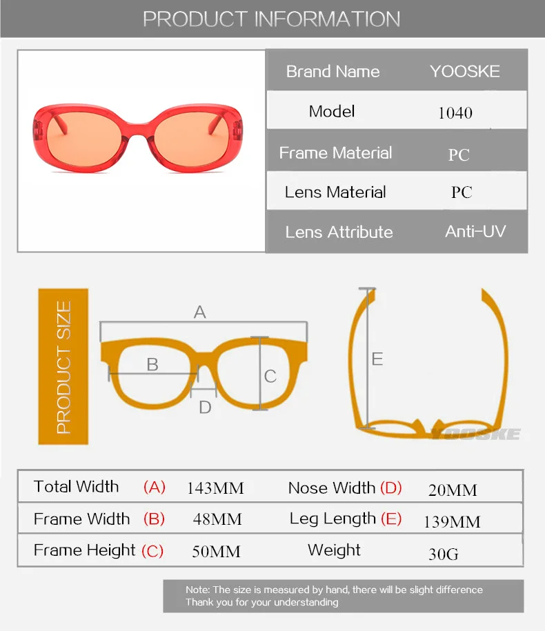 YOOSKE винтажные красные Солнцезащитные очки женские Овальные Роскошные брендовые дизайнерские ретро солнцезащитные очки gafas de sol мужские солнцезащитные очки UV400