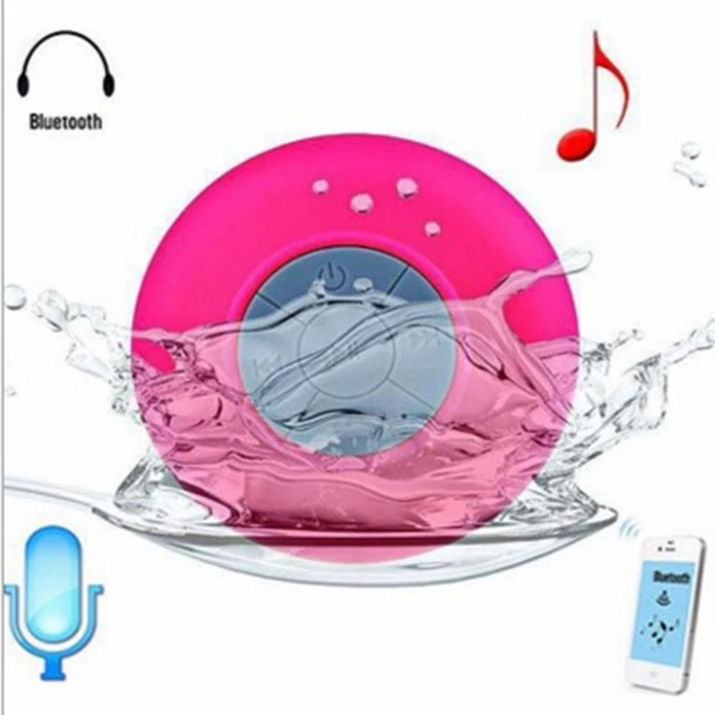 Водонепроницаемый мини Bluetooth динамик присоски муссер портативный беспроводной