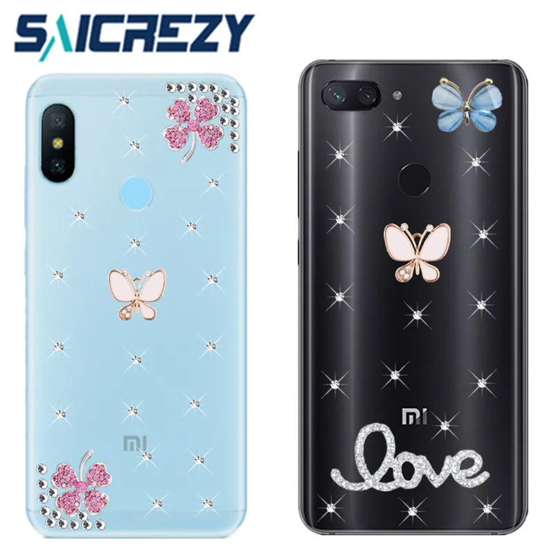 

Christmas gift love crystal clear coque cover For Xiaomi Mi 8 lite Mi A1 A2 Lite case Redmi 6a 6 Redmi Note 6 5 pro phone case