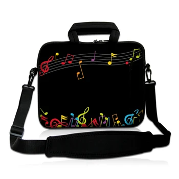 

Duo Zippers Neoprene 14" Laptop Messenger Handle Briefcase Computer Accessories Shockproof Pouch For Thinkpad Dell XPS 14