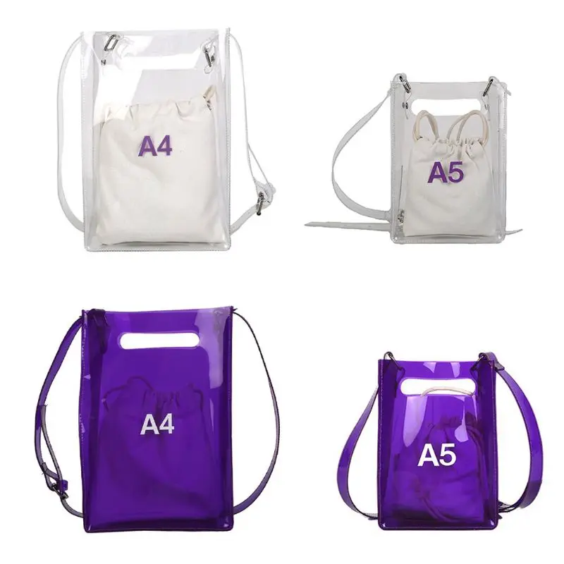

Women's PVC Handbag Shoulder Messenger Bag Satchel Tote Purse Bags For Girls Female