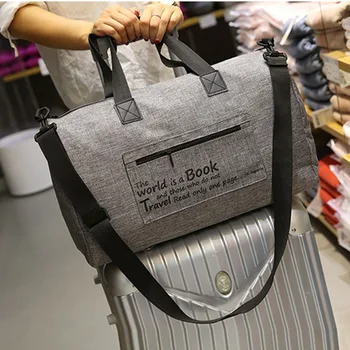 

Canvas Men Travel Bags Carry on Luggage Bags Men Duffel Bags Travel Tote Large Weekend Bag Overnight