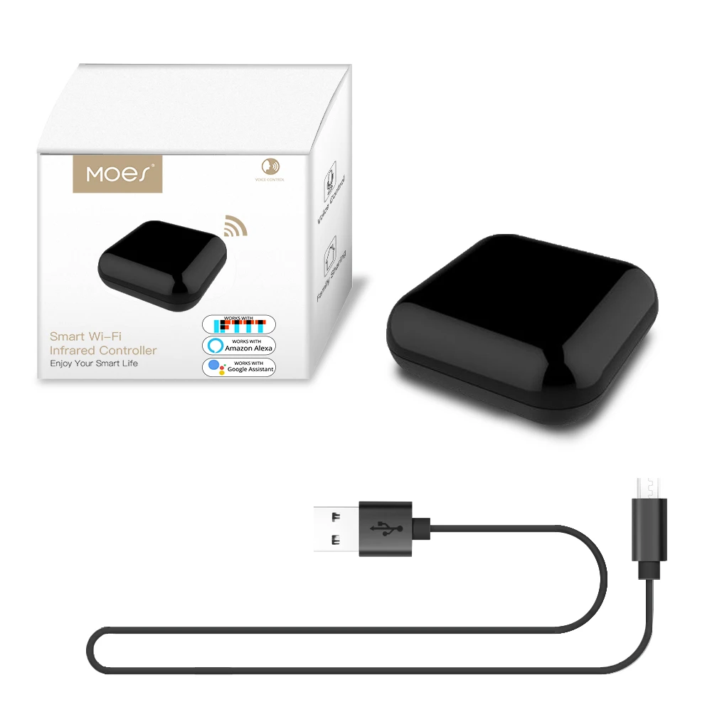 WiFI Smart IR Wireless Remote Control TV Air Condition SAT by Smart Life/Tuya APP,Works with Alexa Echo Google Home