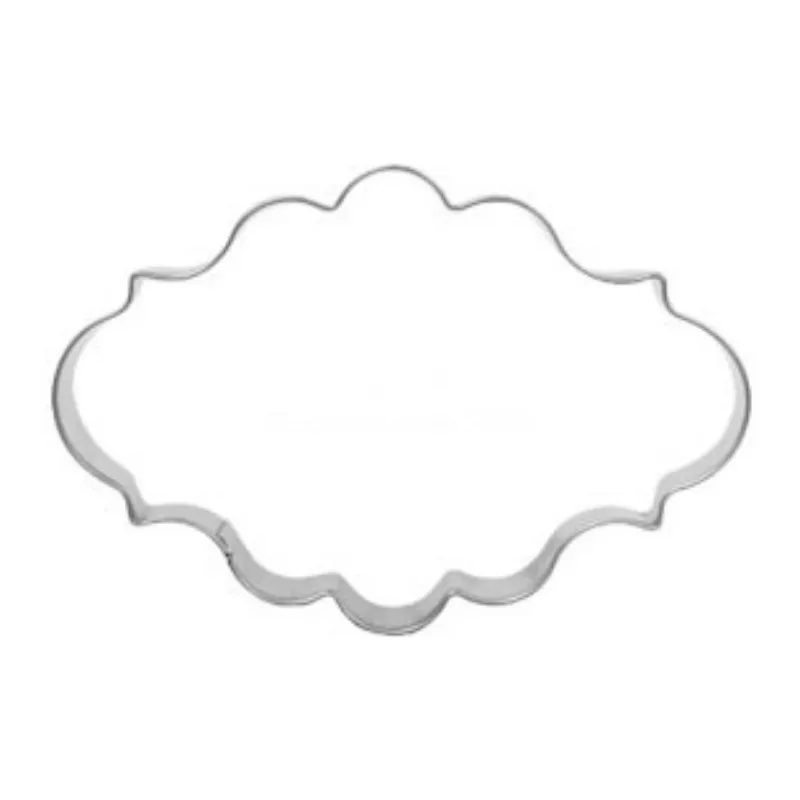 

1pcs Oval Frame Cookies Cutter Molds Metal patisserie reposteria Icing Biscuit Mould Fondant Cake Decor Tool Kitchen Accessories