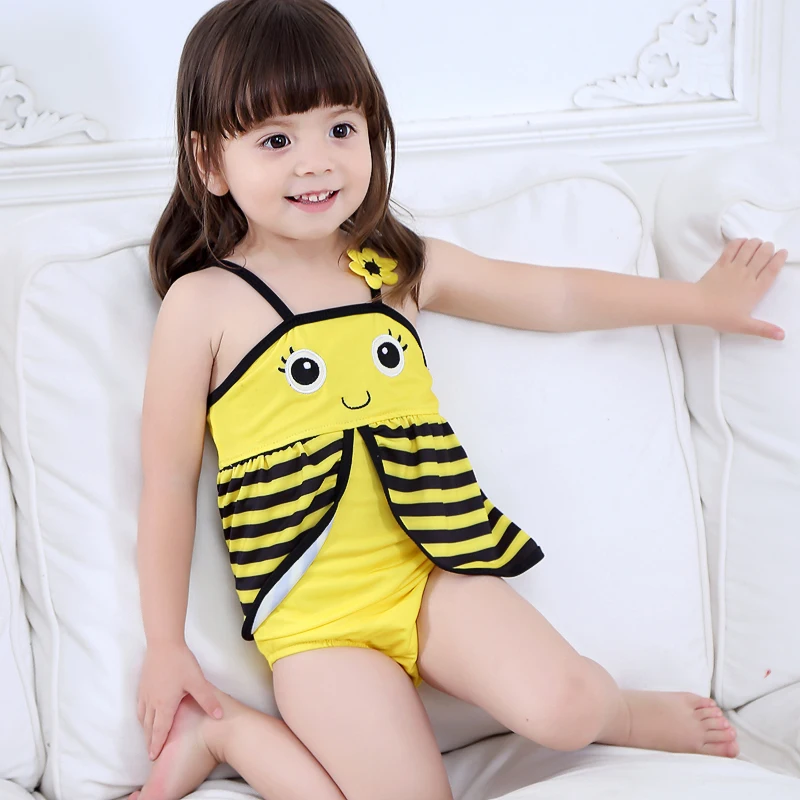 bumble bee swimsuit baby