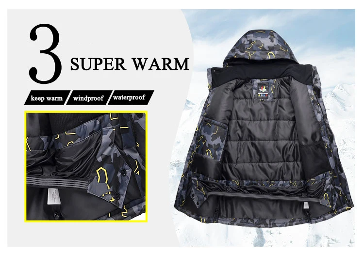 15 цветов мужские непромокаемые термальные лыжные куртки+ сноубордические брюки на открытом воздухе Сноубординг Снежный лыжный костюм зимнее лыжное пальто для мужчин