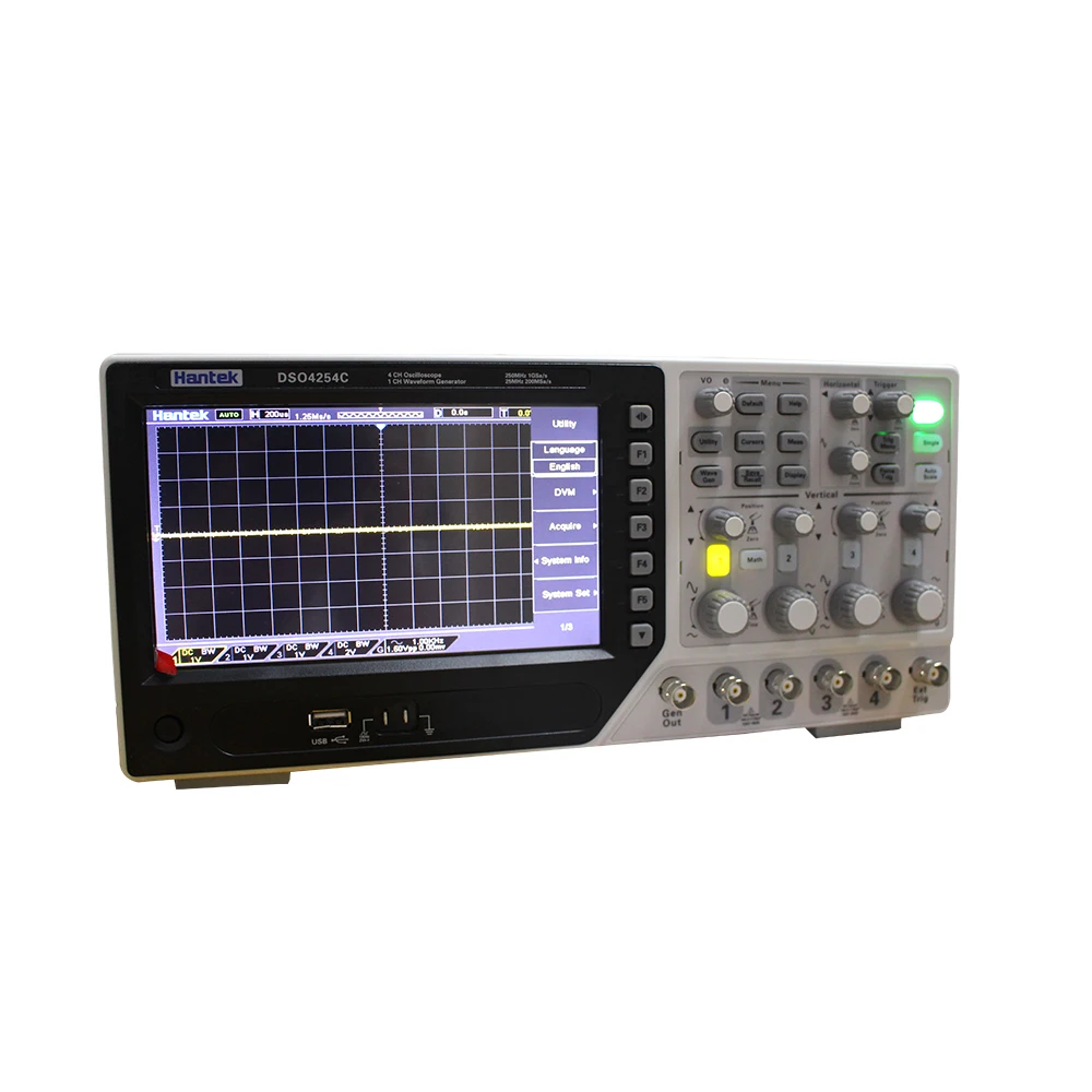 Hantek DSO4254C 4CH 1GS/s частота выборки 250 МГц полоса пропускания цифровой осциллограф