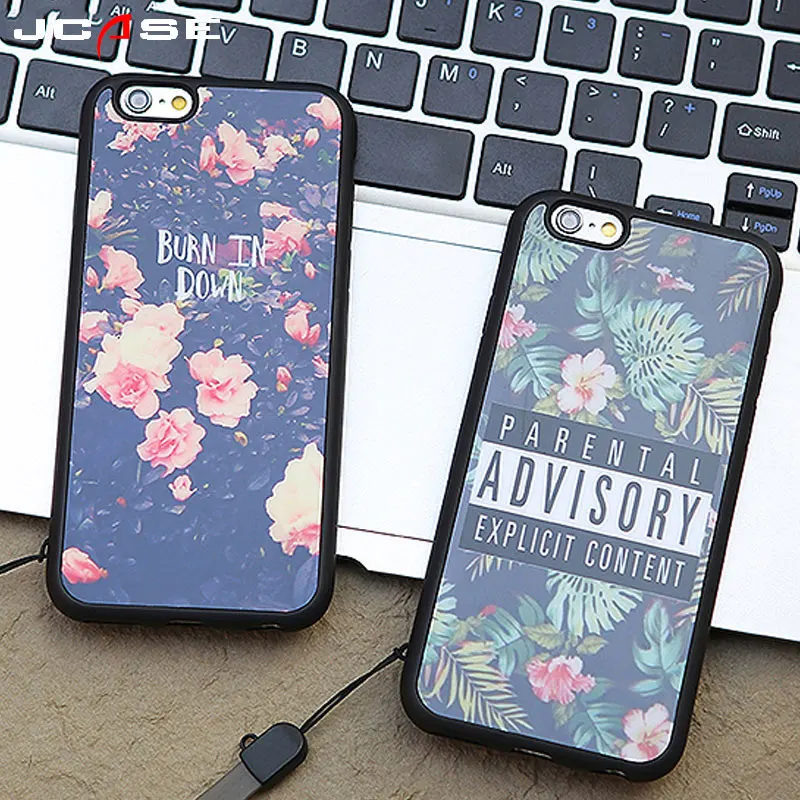 

Literature and art Flowers cell phone case for iphone 6s case soft TPU silicon case for iphone 6splus cover