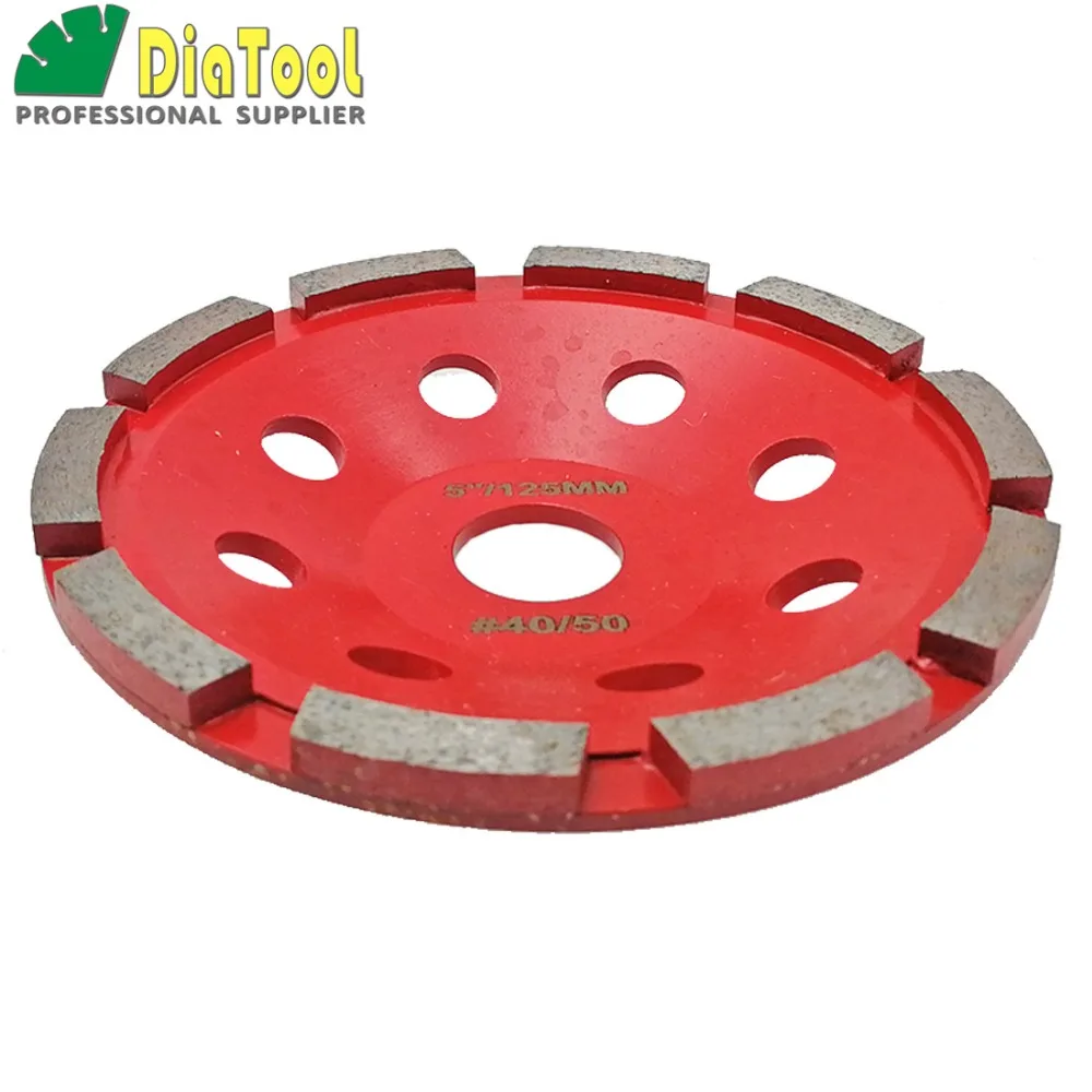 5 inch (125mm) Single Row Cup Wheel for concrete, grinding disc, grinding wheel, bore 22.23mm