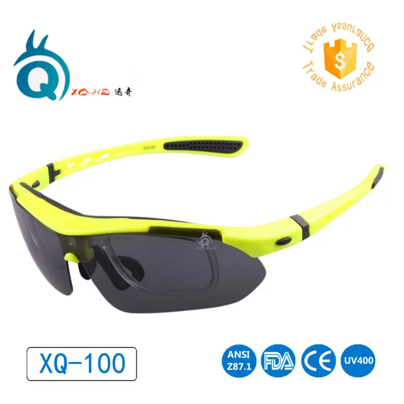 BANGLONG Oculos Ciclismo велосипедные тактические очки мужские женские Gafas Ciclismo велосипедные спортивные велосипедные очки - Цвет: XQ100 YELLOW