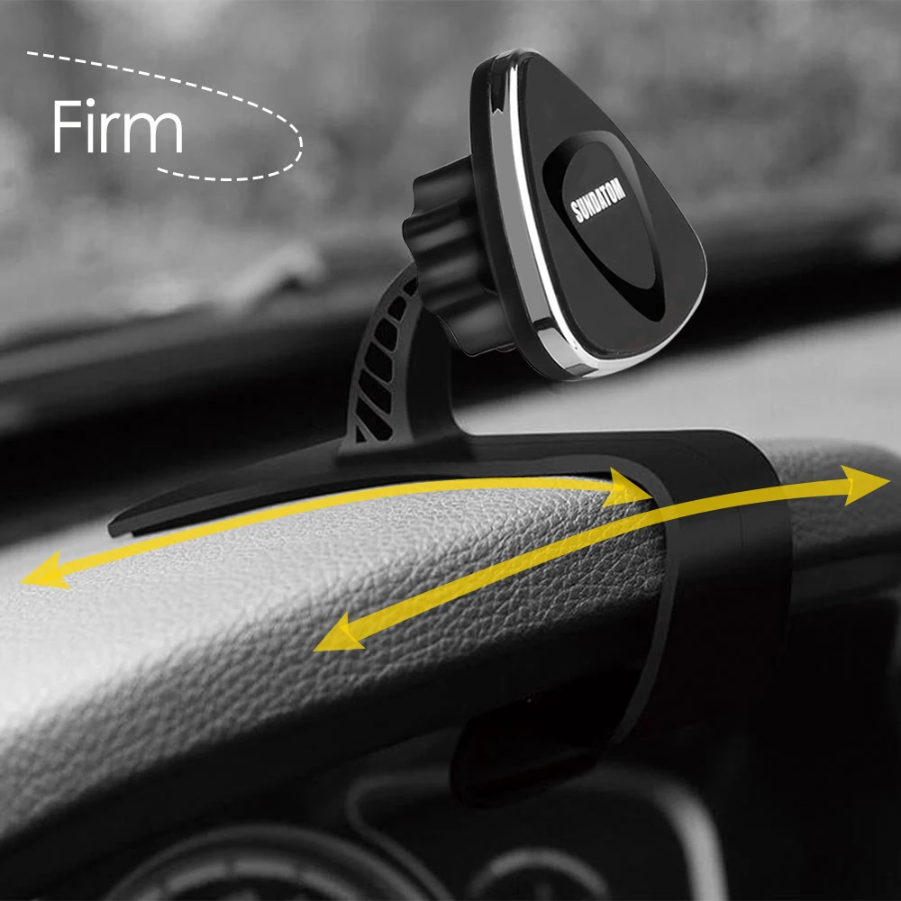 

Car Mobile Phone Holder Magnetic Mount Clip On Dashboard Magnet Kit For Universal Smart Phone Dash board Safe Driving Holder