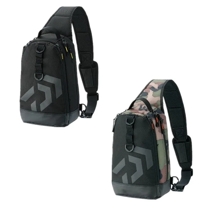 Skup 2018 nowy Daiwa mężczyźni kobiety pojedyncze ramię torby wędkarskie wodoodporna rozrywka wielofunkcyjny kamuflaż plecaki sprzęt wędkarski zestaw