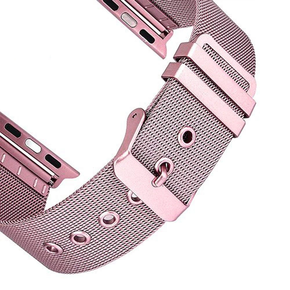 Ремешок Миланская петля для apple watch band 42 мм 38 44 40 браслет из нержавеющей стали iwatch